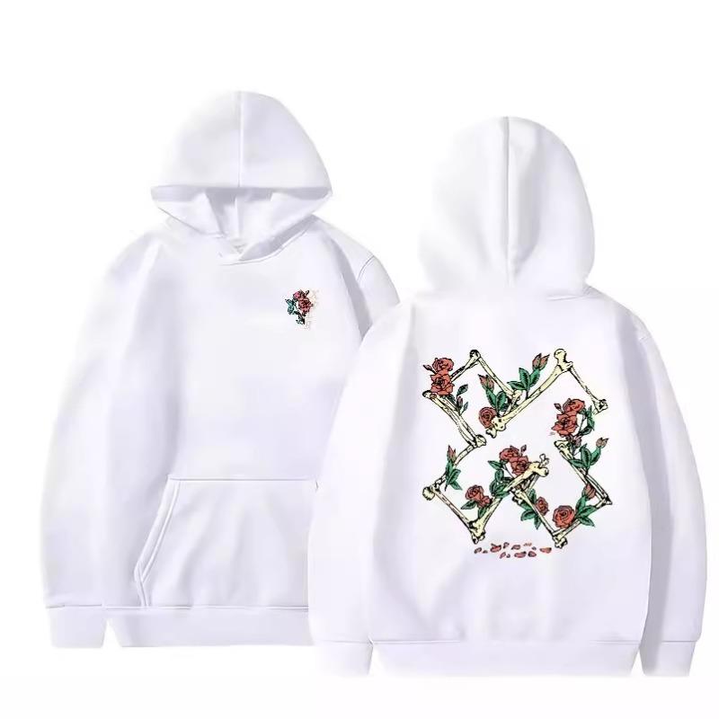 Proteus Boy Hoodie Hooded Spring Autumn Rose Butterfly Print Loose Top Men's Women's Fleece Hoodies & Sweatshirts Unisex