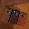 ZWW Crazy House Echte Lederen Cover Case voor Honor Magic 7 Pro Case voor Magic6 Pro Lite Esthetisch Vintage Retro