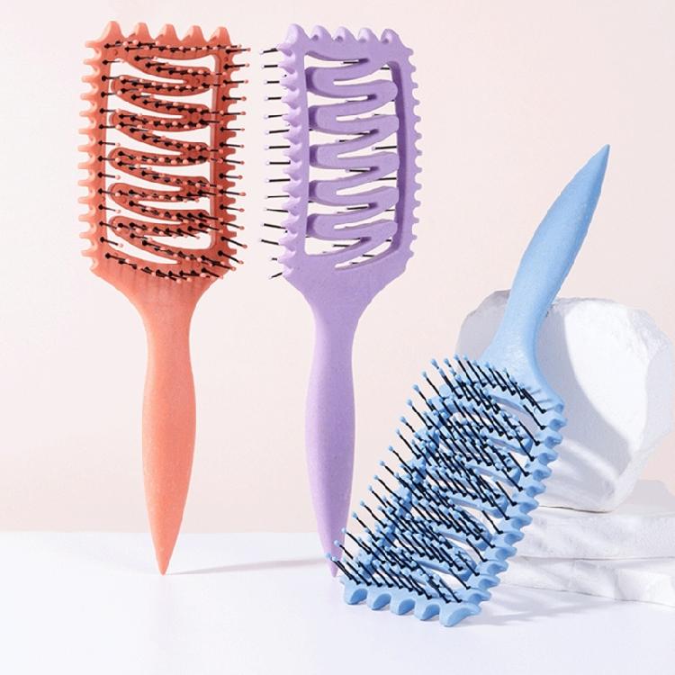 Massage Comb Hollow Out Hair Brush Detangling Brush Hair Styling Brush Curly Hair Brush Hair Comb for Dry and Wet Hair