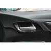 Inner Door Handle Decor Frame Cover Trim For Honda Fit/Jazz 2014-20 Bright Black