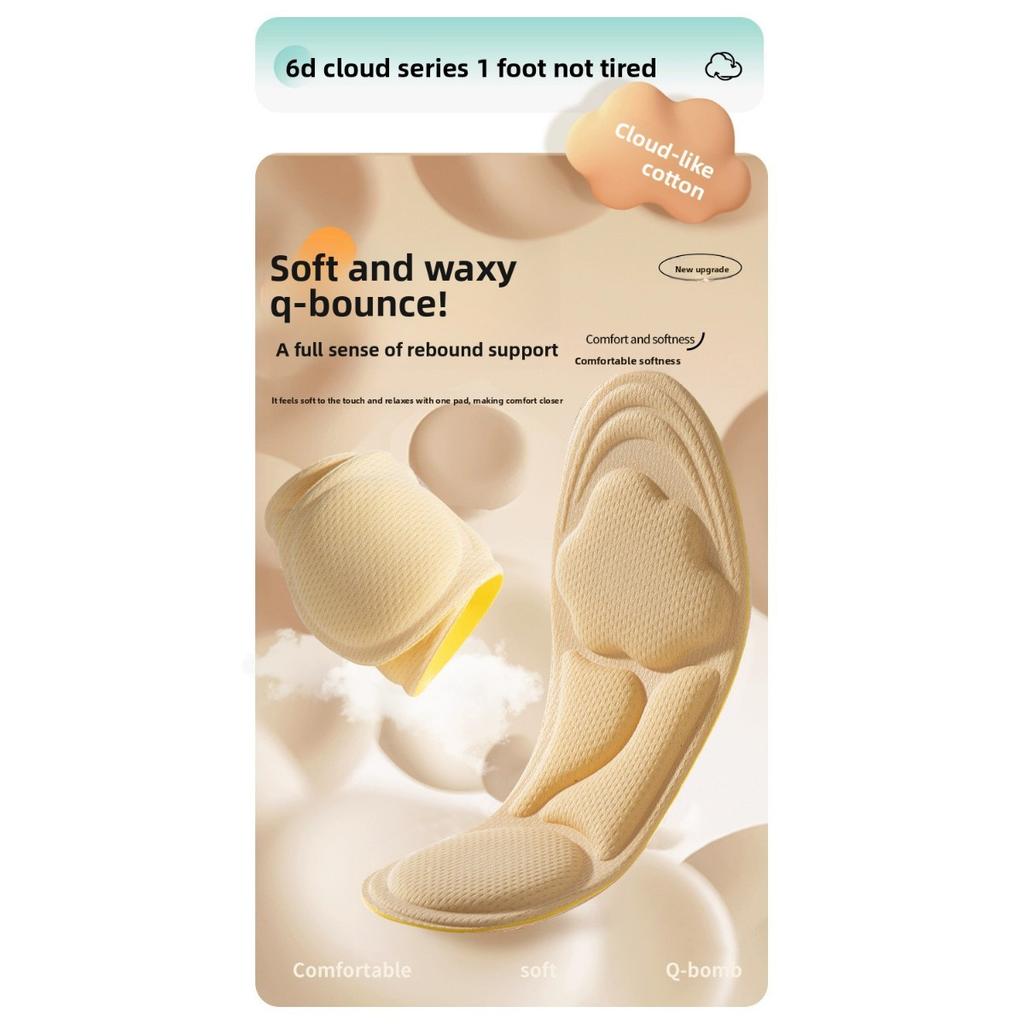 Soft and Cushioned 10mm Breathable Insoles for Men and Women - Ideal for High Heels  Sports Shoes  and Casual Wear
