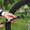 Handheld Tire Pump Aluminum Alloy Telescopic Bike Pump With Built-in Inflation Hose for MTB