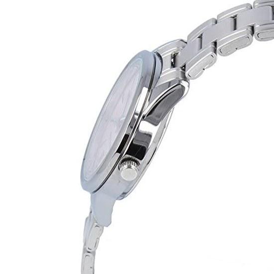 CASIO Cheap Chipkashi Wristwatch Ladies Quartz Analog Stainless Metal Silver Pink LTP-V005D-4B2