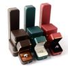 Women Grey Jewelry Box Green Customizes Custom Logo Jewelry Packaging Custom Necklace Ring Brooch Box Pearl Luxury Jewellery Box