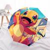 1pc Pokemon Charmander Automatic Folding Umbrella - Compact 8-Rib Design, Durable Plastic & Iron, Lightweight for Outdoor Daily Use,  a0929216