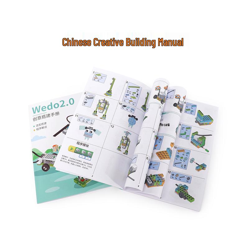 Wedo2.0 Lego 45300-Compatible Programming Robot: Educational Tools & Motor Host