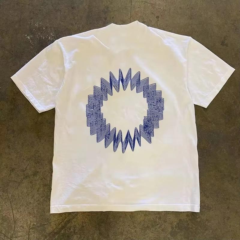2026 Loose Fit TShirt Unisexs Short Sleeve Double Thread Pure Cotton American Retro Style Casual Wear