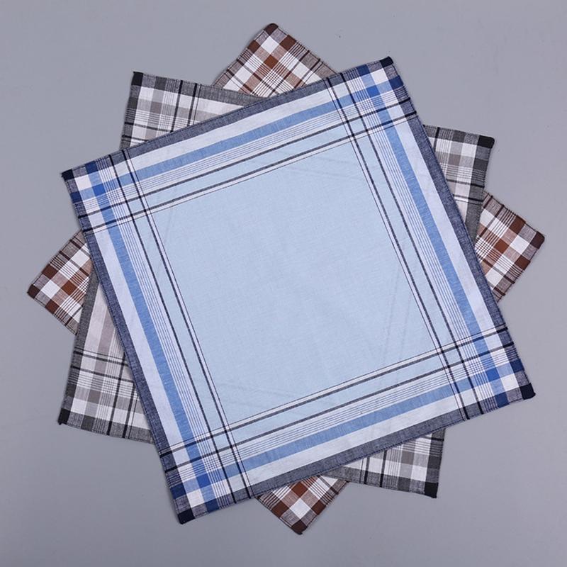 40X40Cm Cotton Handkerchief Towel For Adult Big Square Bandanas Multiple Use Face Towel Men Sweat Wipe Cloth 40X40Cm