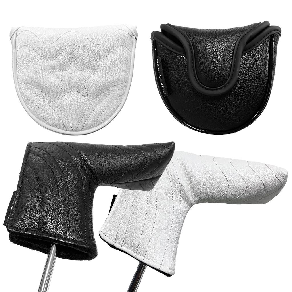 Golf Head Cover Putter Mallet Cover Pin Type Golf Head