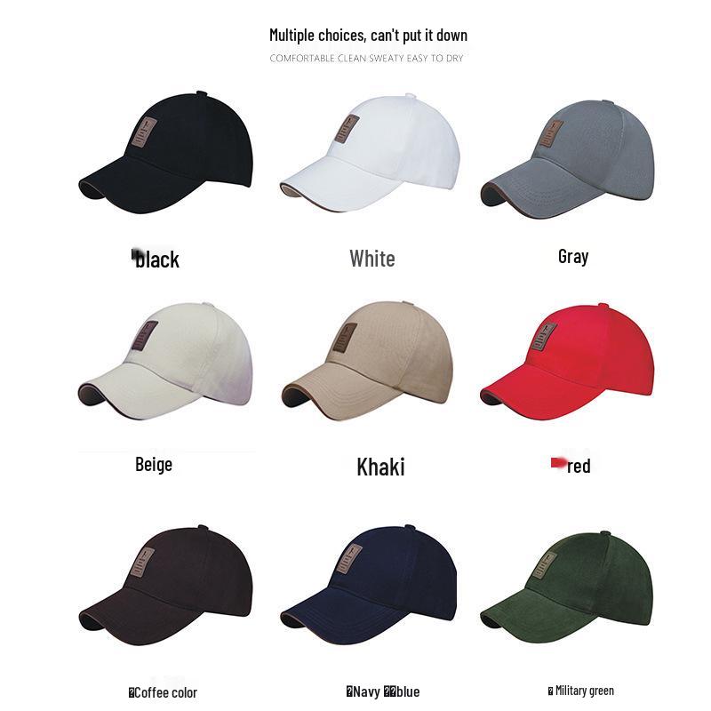 Unisex Korean Fashion Duckbill Cap - Versatile Spring/Autumn Sunshade Hat for Couples
