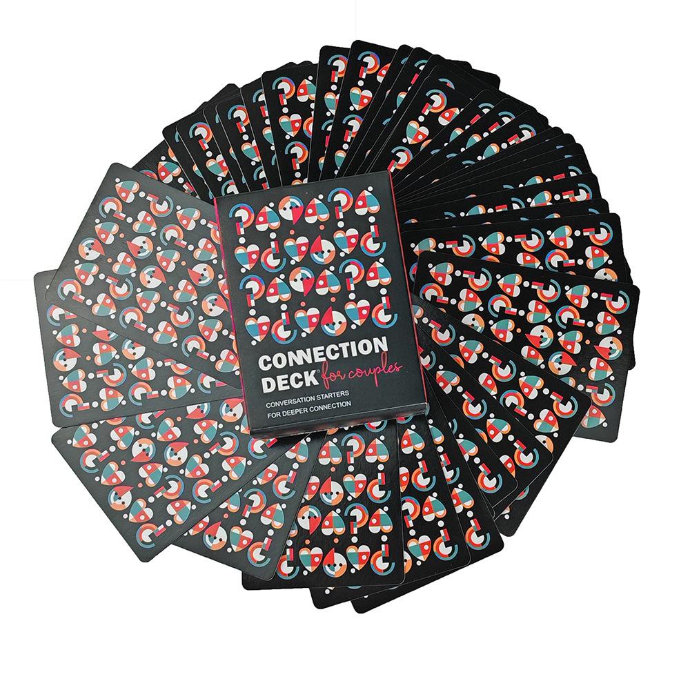 English Version Comeciton Deck Couple Game Cards, Affectionate Conversation Card Board Game