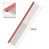 Light Aluminum Pet Comb 6 Colors Optional Professional Dog Grooming Comb Puppy Cleaning Hair Trimmer Brush Pet Accessories