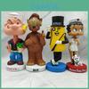Figura Colecionável Vintage Bobblehead Perfeita Para Decoração de Casa, Escritório e Café
