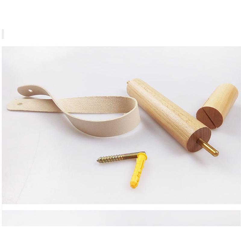 Gancho de Madeira para Cozinha Porta Rolo de Papel Higiênico Montado na Parede Sem Prego Retro Porta Toalha para Casa Suporte de Papel Toalha Decoração de Banheiro