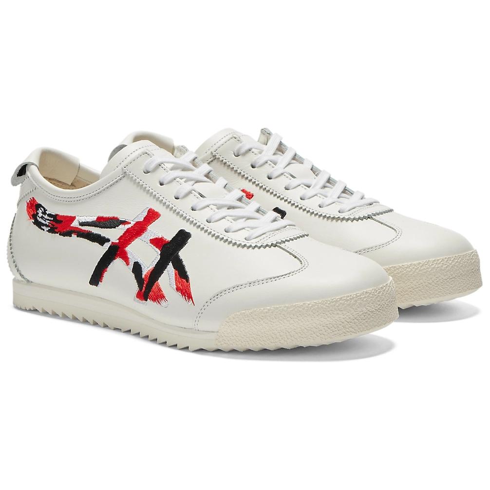 Onitsuka Tiger Mexico 66 Deluxe Nishikigoi - White Classic Red Women Sneakers 1182A625-100