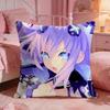 hHyperdimension Neptunias Cushion Cover Premium Comfort Reversible Pillow Cove Two in One Design for Any Room  Car Interior