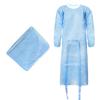 Disposable Apron Blue With Elastic Band (24G Non-woven) 10 Pcs
