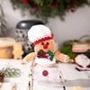 Christmas Candy Gift Box Transparent Storage Jar For Cookies Snacks Gingerbread Man Food Container Kids New Year Decoration