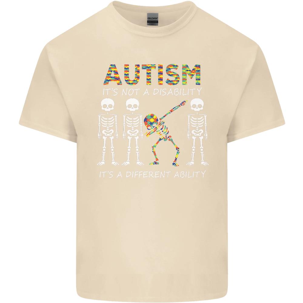 Autism A Different Ability Autistic ASD Unisexs Cotton TShirt Tee Top