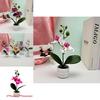 Butterfly Orchid Faux Potted Flower For Event Decor And Indoor Home Embellishment