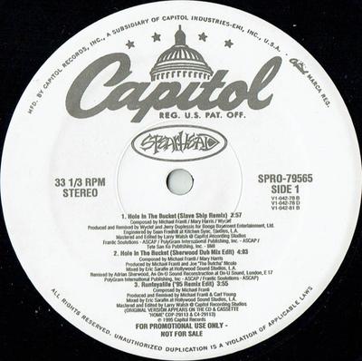 12inch Record SPEARHEAD - Hole In The Bucket SPRO79565 Capitol Records 1995 US Rap & Hip-Hop/R&B Used