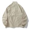 Men's Half Zip Lightweight Windbreaker Jacket – Breathable Mesh Stand Collar Casual Pullover for Outdoor & Daily Wear