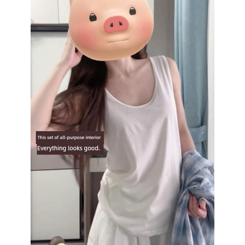 

Korean Series Plaid Shirts Women s Spring and Summer Loose Shirt Outerwear Casual Inner wear Vest Long sleeve Outdoor Sun Protection Top Interior Vest XL