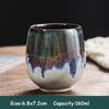 85/160ML Japanese Style Teacup Water Cup Stoneware Ceramic Coffee Cups Kiln Change Kungfu Teacup Beer Tea Mug Cuisine Drinkware
