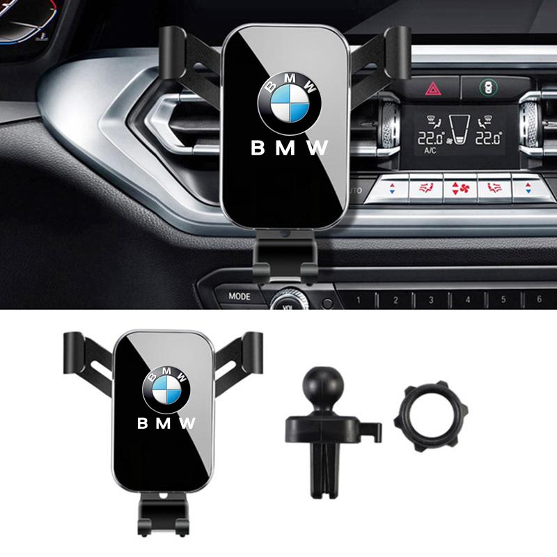BBJC8 Auto Universal Phone Holder Air Vent Clip Mobile Support For BMW M Power Performance Mini x5 x3 g20 g30 f20 e87 e92 Accessories