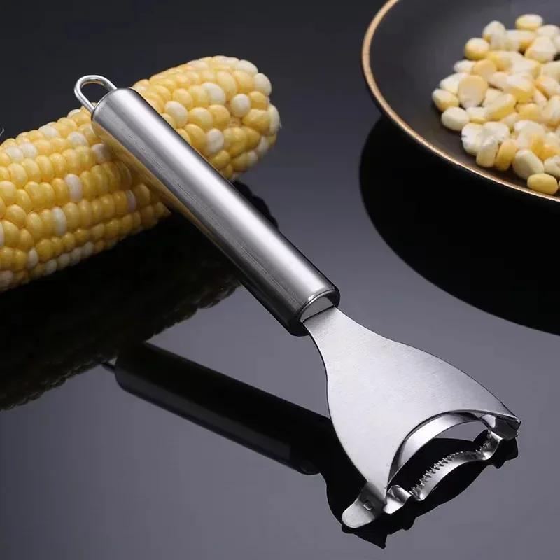 

Stainless Steel Corn Peeler Sawtooth Corn Stripper Peeler Bar Planer Sheller Cutter Kitchen Vegetable Gadget