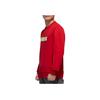 adidas Logótipo Alfabeto Conforto Casual Malha Pulôver Moletom Masculino Tops Vermelho GH4415