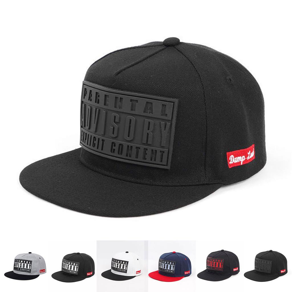 Chic Snapback Baseball Cap: Parental Explicit Content Embroidery, Stylish Korean Design for Men & Women
