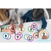 SICOHOME Line Up Spots for Classroom Floor Stickers - 36pcs Vinyl Line Up Dots 4" Removable Number Stickers for Classroom Decorations Kindergarten