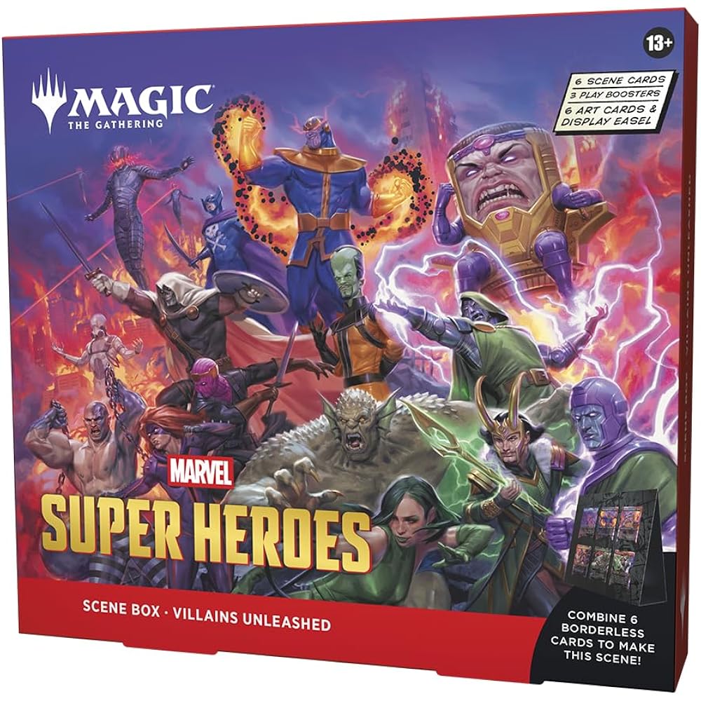 Magic: The Gathering | Marvel Super Heroes Scene Box “Villains Unleashed” English MTG Treca Wizar...