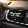 Mirror Hanging Decorative Ornamrent Dragonfly Car Vent Clips, Metal Air Outlet Clip, Unique Vehicle Interior Styling Conditioning Clips for