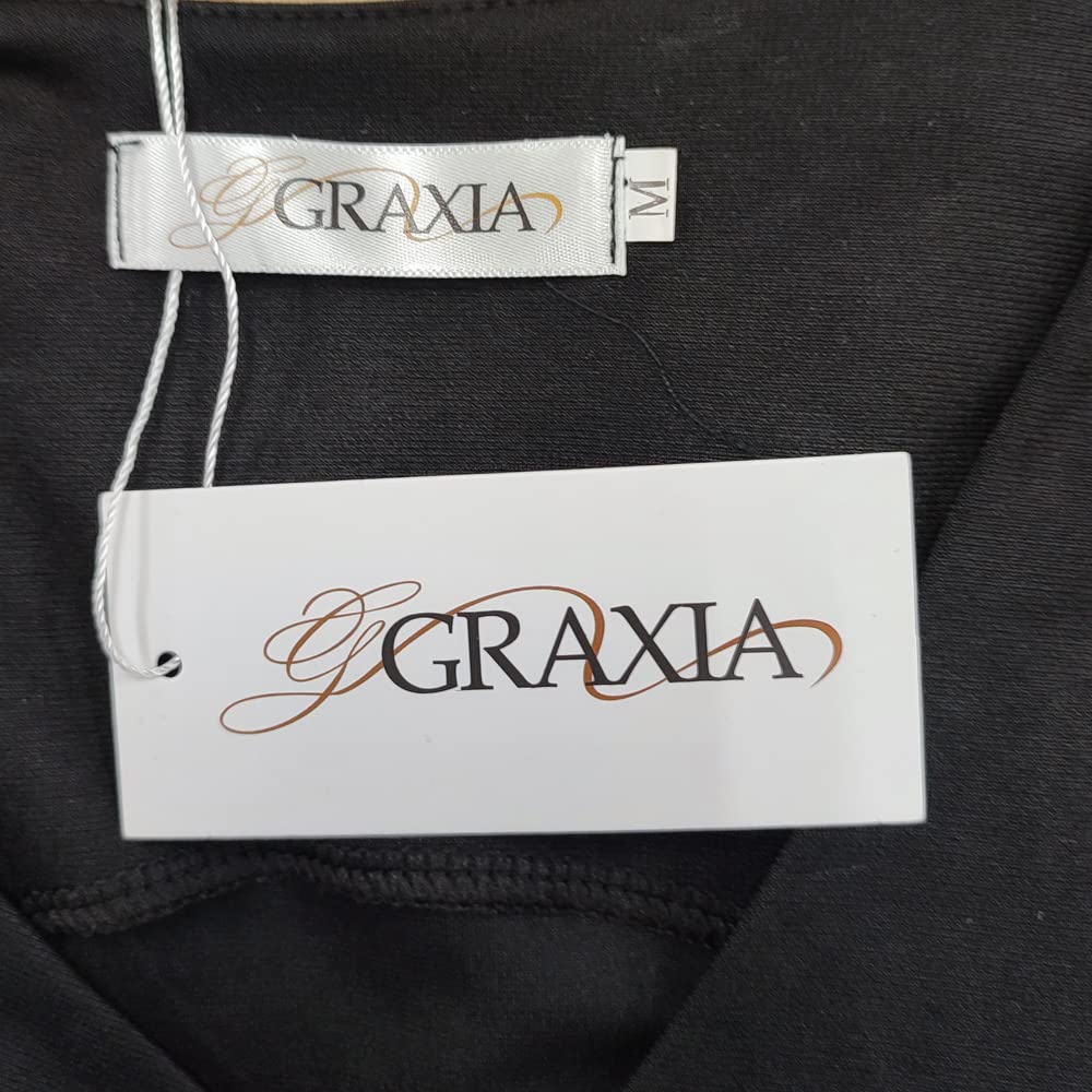 GRAXIA Cabaret Mini Size L Dress, Dress, Cache-Coeur, Sleeveless, V-Neck, Gathered, Asymmetrical, Women's, Black,