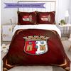 Braga FC Printed 3PCS Bedding Set Breathable Duvet Cover with Pillowcases Decorative Bed Linen for Bedroom Home