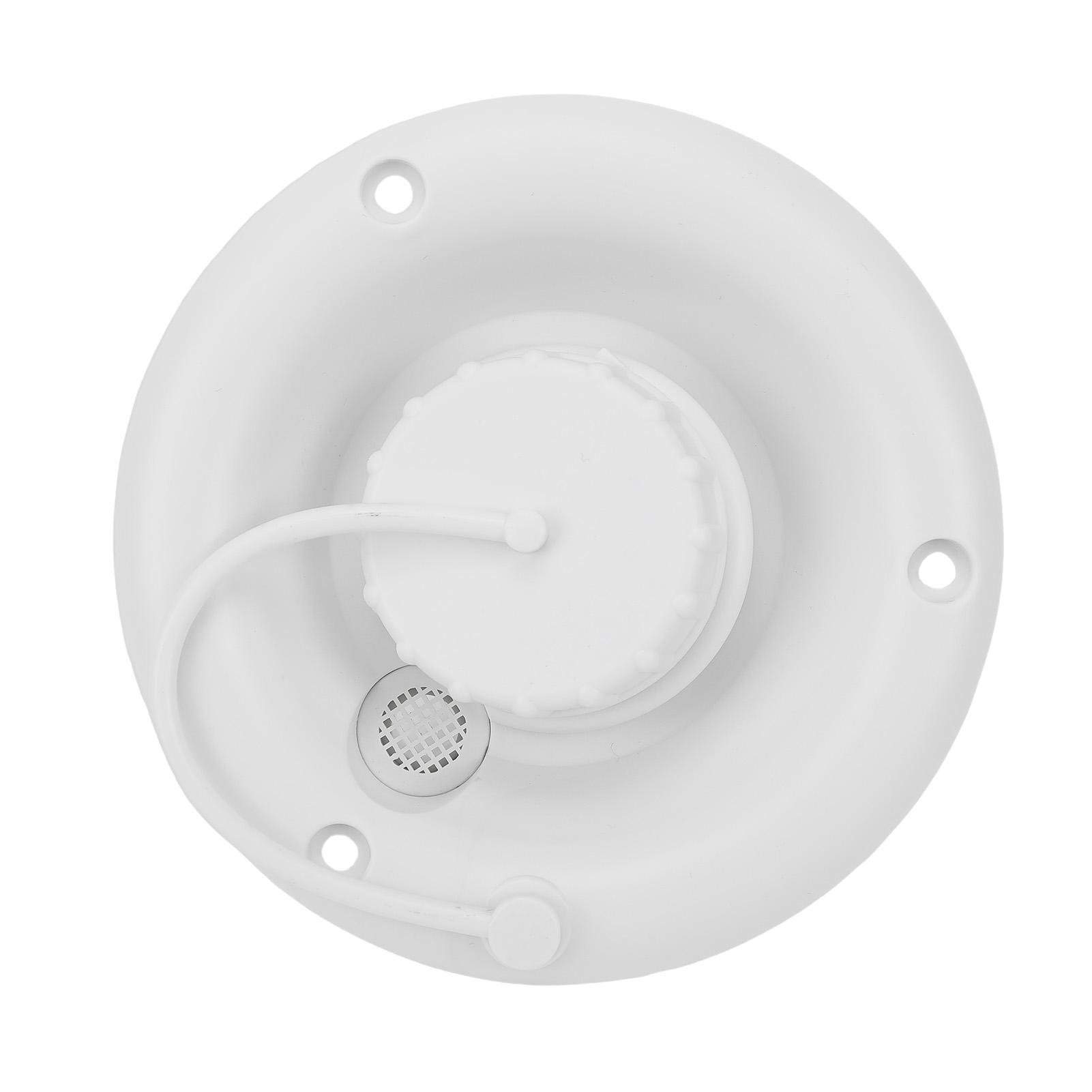 

RV Gravity Water Fill Inlet Round with Lid Anti Lost Strap Anti Overflow PP for Trailer Motorhome