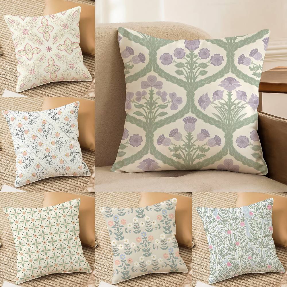 Bohemian Ethnic Style Pattern Pillow Case Printed Brushed Fleece Pillow Baby Skin-Touch Eco-Friendly Dye-Sublimat