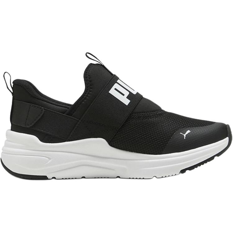 Puma Softride Wired 2 Ease In Jr Comfortable Versatile Durable Low Top Kids Running Shoes Kids sneaker Black 402831-01