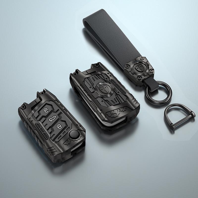 Mecha Style Key Case for Volkswagen Sagitar/Passat/Lavida - 2024 New Year Gift