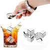 304 Stainless Steel Whiskey Stones Chilling Stones Reusable Cooling Cube Bar Tool Vodka Wine Beer Cooler Chilling Stones