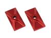 POSH FAITH Motorcycle Supplies NINJA250/400 Chain Adjuster Cap Red 034074-02