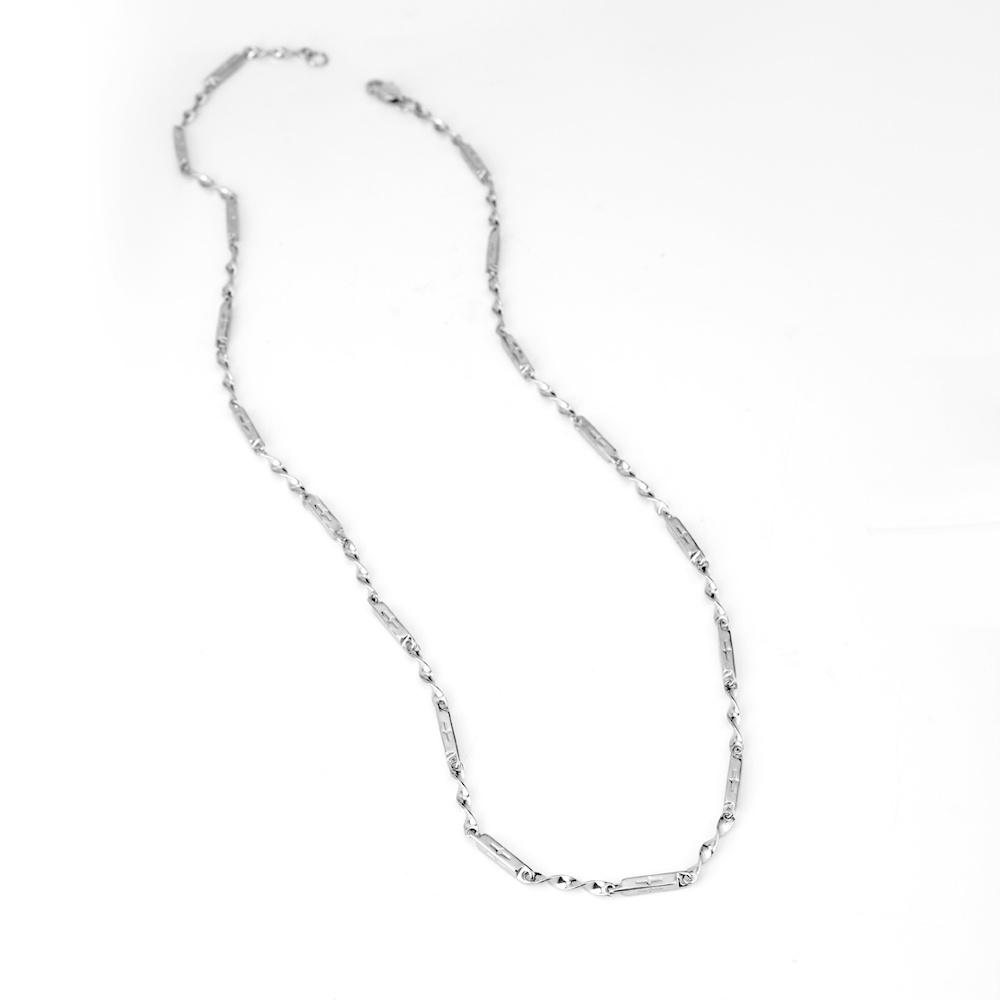 Moebius Titanium Steel Bamboo Necklace & Bracelet – Unisex, Non-fading, Versatile Trend Jewelry