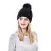 Women's Fashion Protection Hair Silky Stretch Color T-knit Hat Loose Warm Woolen Hat