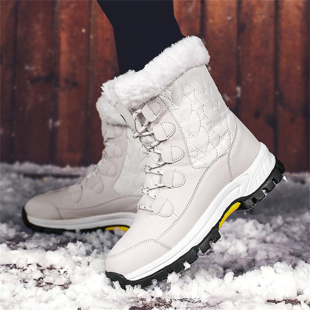 New Winter Plus Size Snow Boots Women's Outdoor Travel Thickened Plus Velvet Cotton Shoes High-top Boots Women's Shoes
