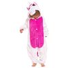 Piżama dla dzieci dziecięca kigurumi onesie strój jednorożec różowy 125-135