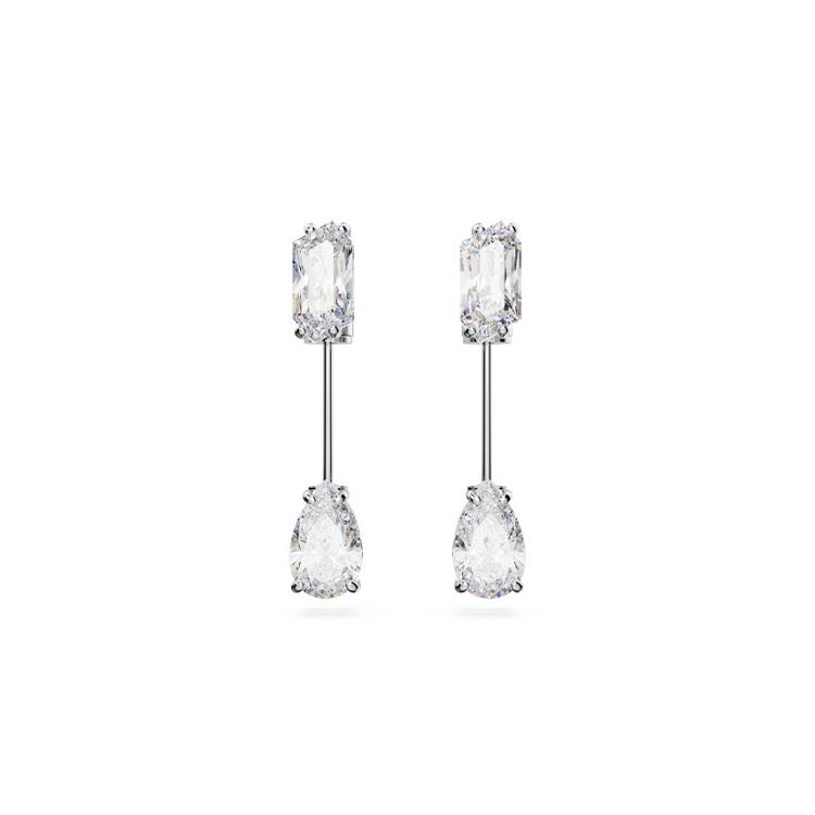 Swarovski Mesmera Solid Design Rhodium Plated Earrings Women earrings Silver 5661682 Silver-Shopping Bag