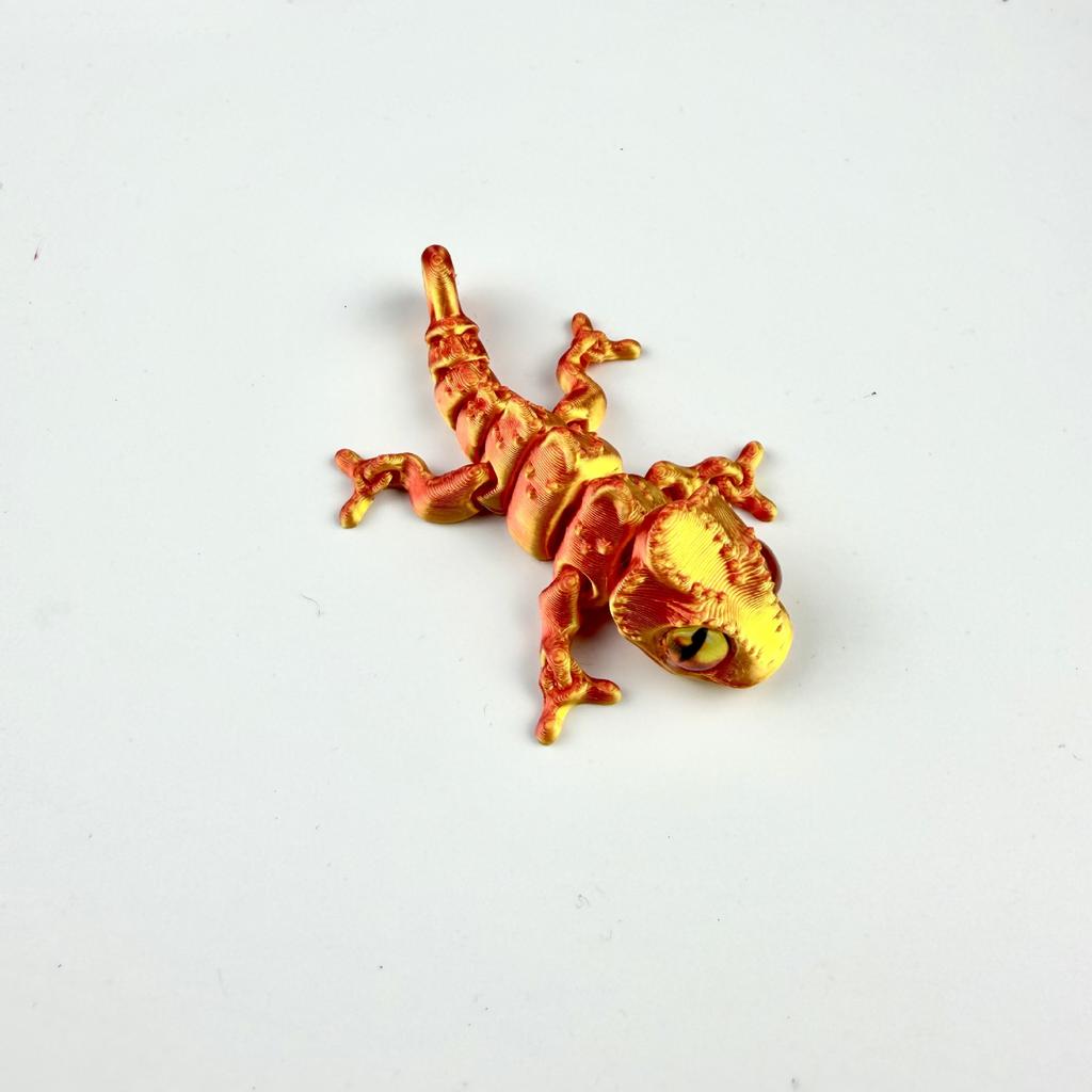3D Printing Chameleon Ornaments Multi-joint Movable Simulation Dragon Color Cartoon Dragon Home Decoration Kids Cool Gifts