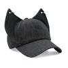 Y2k Personality Cute Fox Ears Cowboy Baseball Cap Men's and Women's Metal Buckle Trend Sunshade Adjustable Hip Hop Hat
